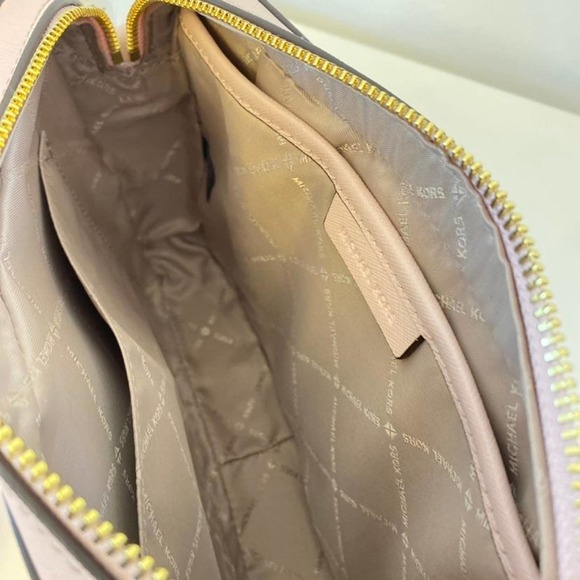 Michael Kors purse & wallet Jet Set Travel Item chain Crossbody bag leather - Picture 9 of 12